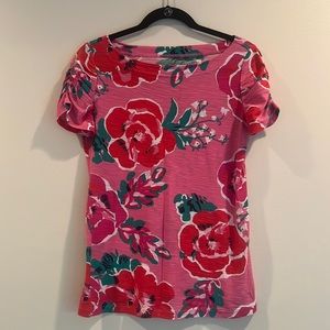 Lily Pulitzer, Medium shirt, pink floral.